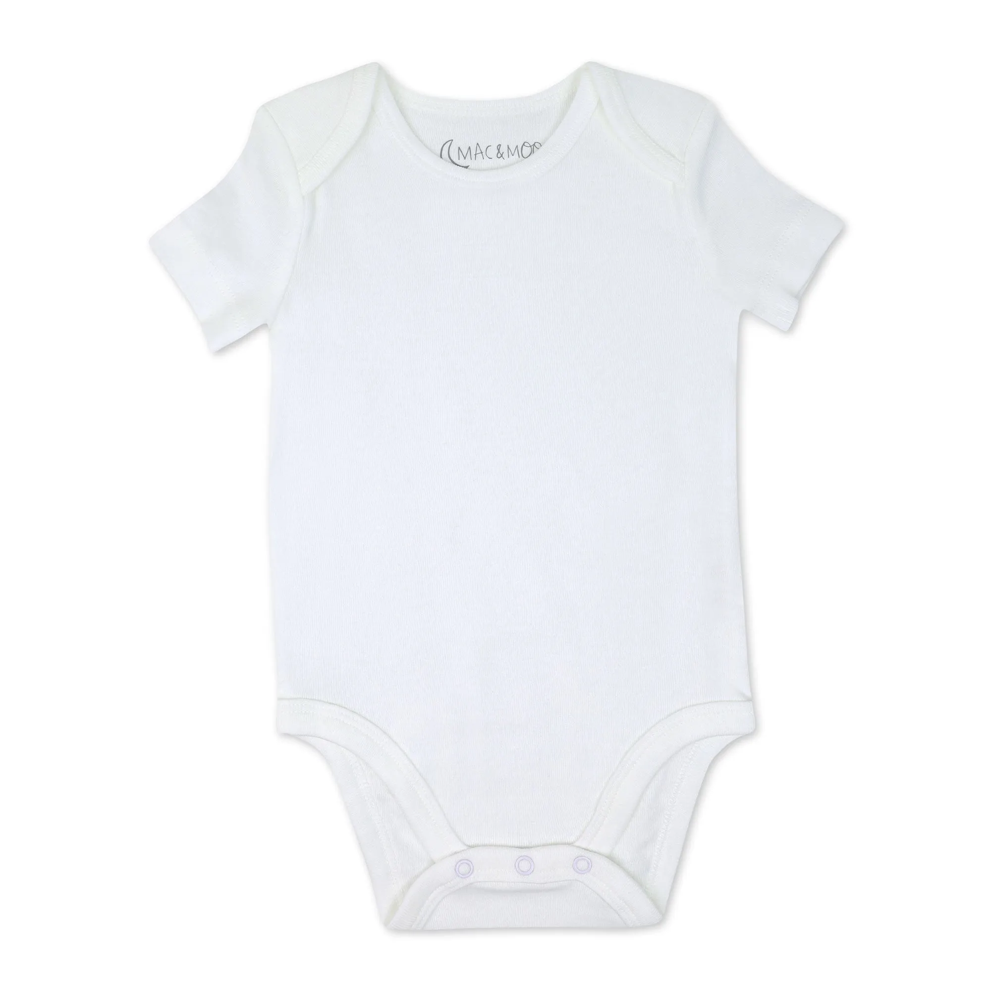 5-Pack Organic Cotton Bodysuit in Rhino Buddies Colors