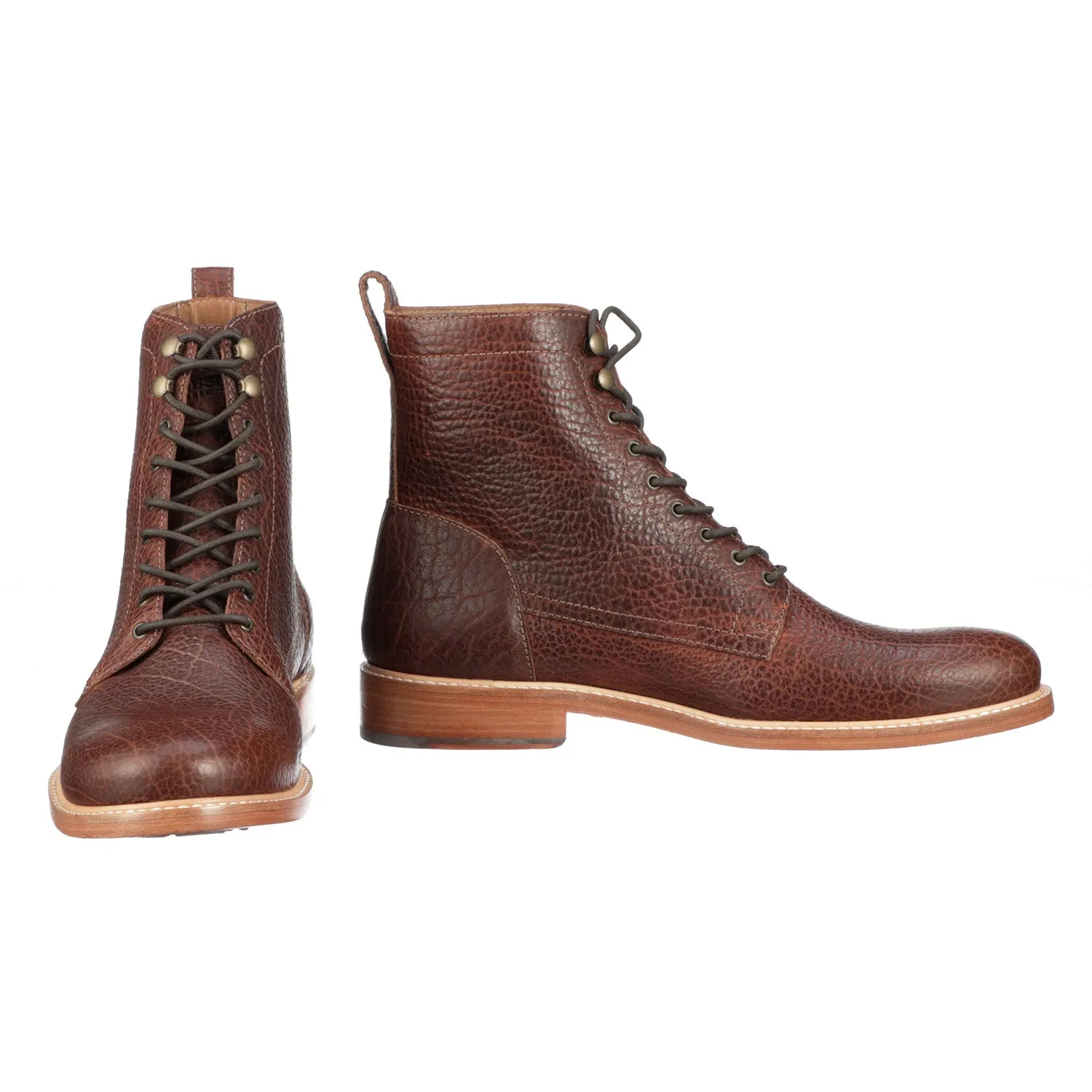 6" Lace Up Derby Boot :: Whiskey