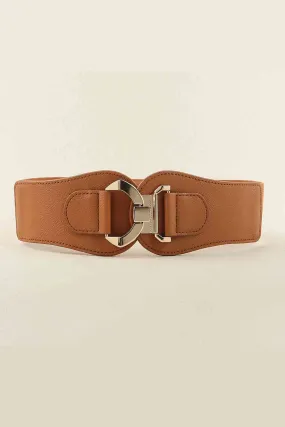 Alloy Buckle Elastic Belt