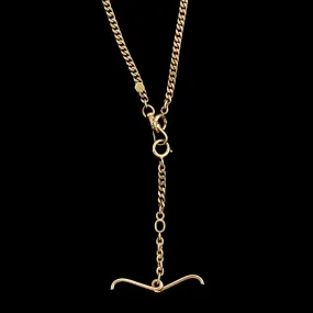 Antique 14K Yellow Gold Estate Pocket Watch Chain