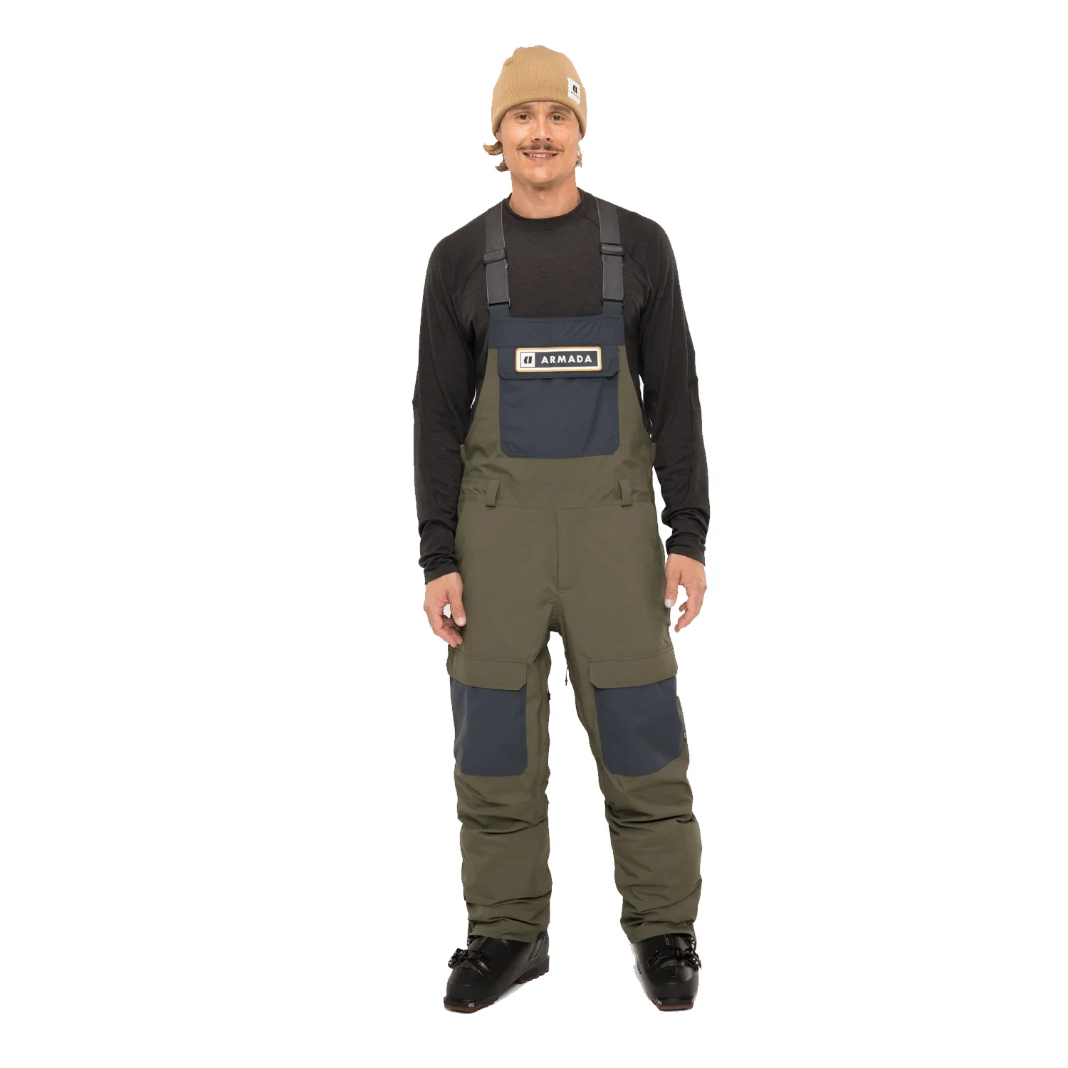 Armada Men's Sumpter 2L Bib Pant 2024 Olive Indigo