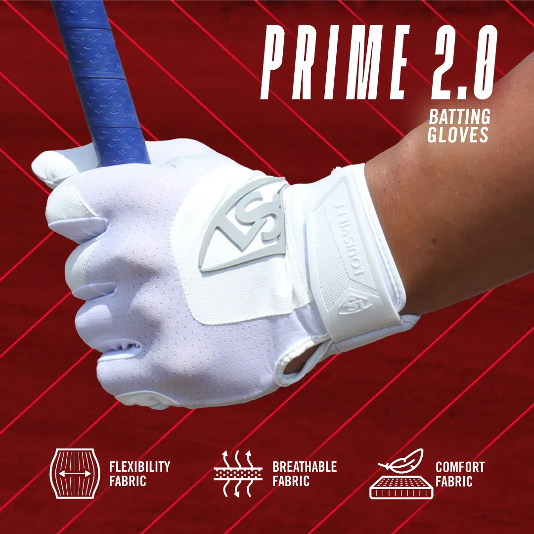 Batting Gloves - Prime 2.0 - Scarlet