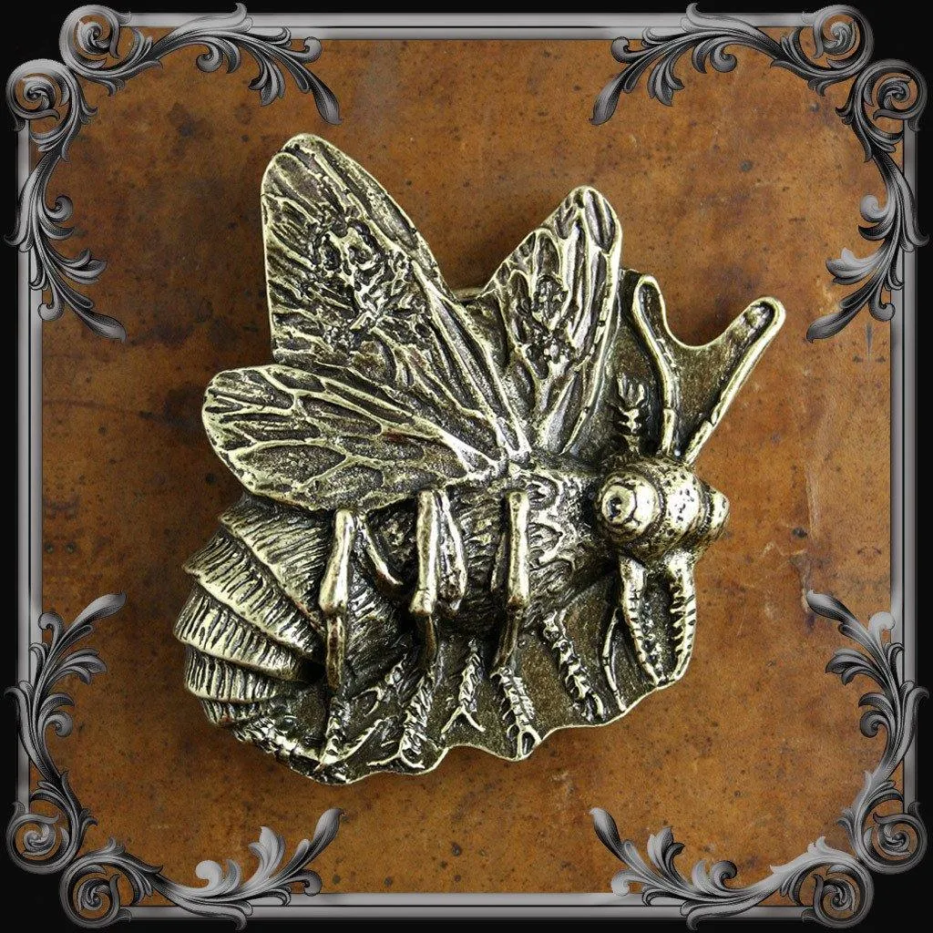 Beelzebub Belt Buckle - Brass Finish