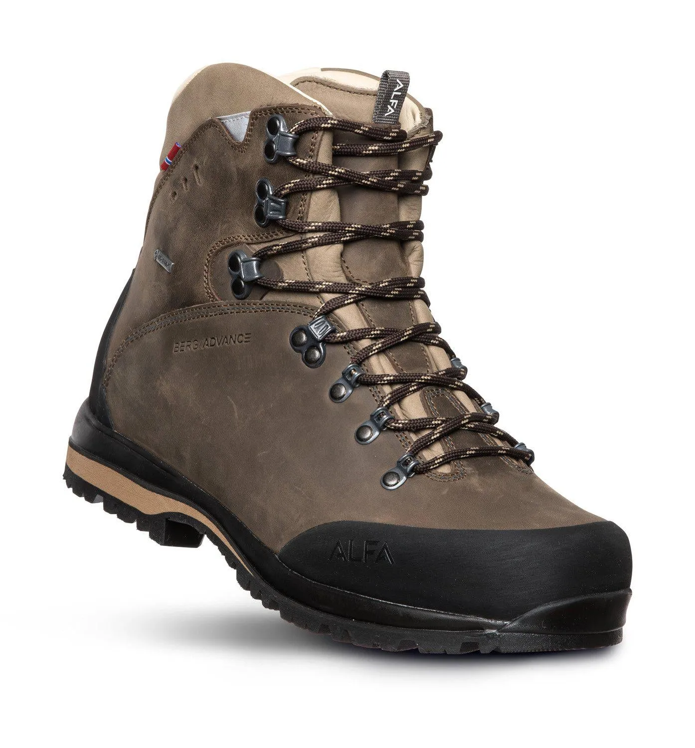 Berg Advance GTX M - Wide hiking boot - CLASSIC BROWN