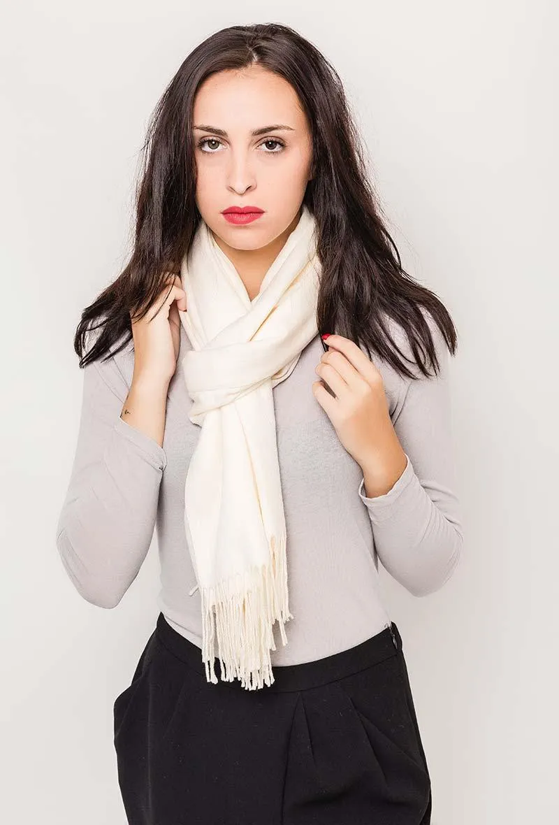 Beth Scarf in Cream