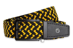 Braided Black & Gold, 1 3/8 Strap, Golf Belt