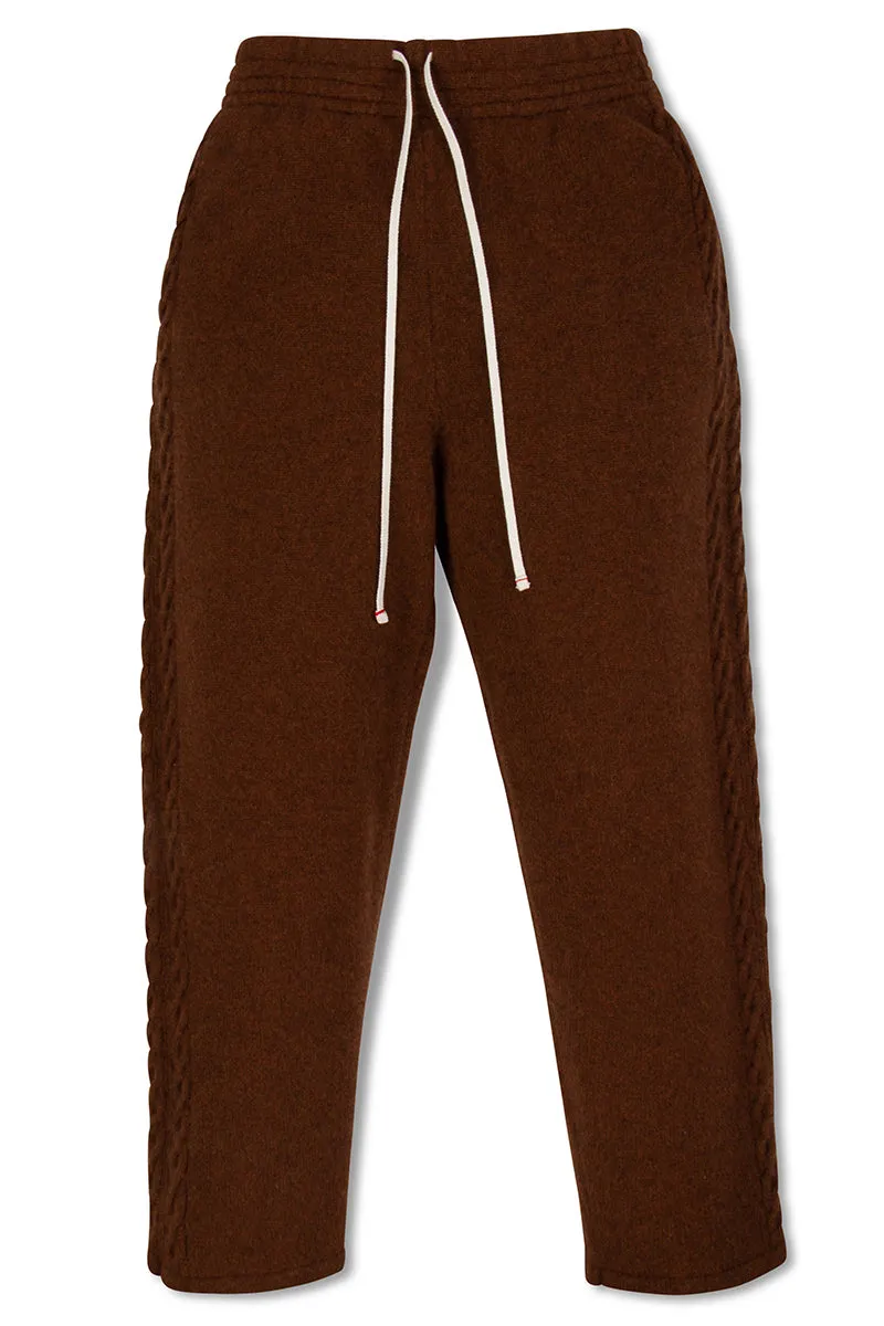 Cable Knit Cashmere Lounge Pant