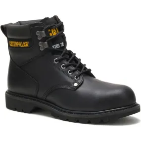 CAT Men's Second Shift Steel Toe Work Boot - Black - P89135