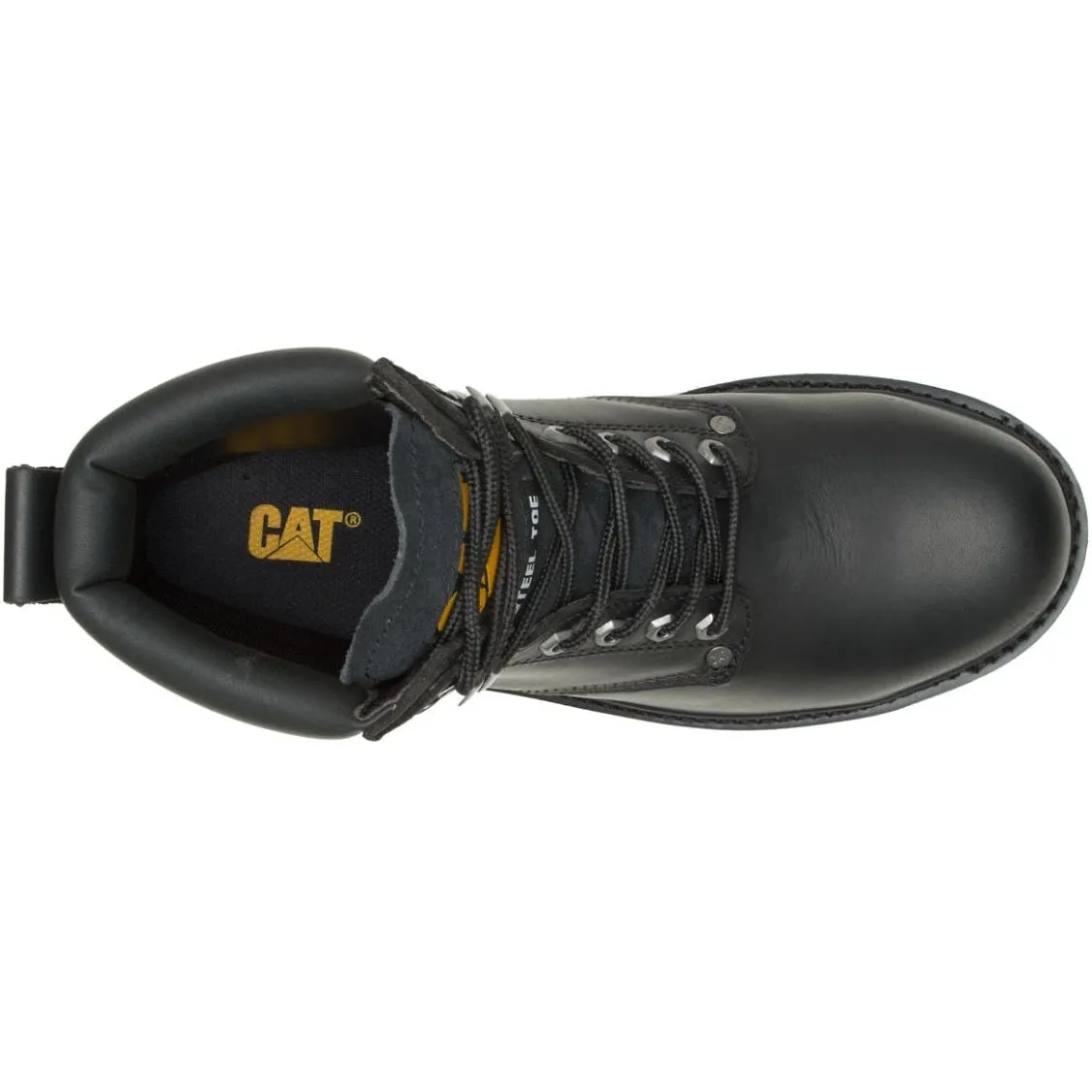 CAT Men's Second Shift Steel Toe Work Boot - Black - P89135