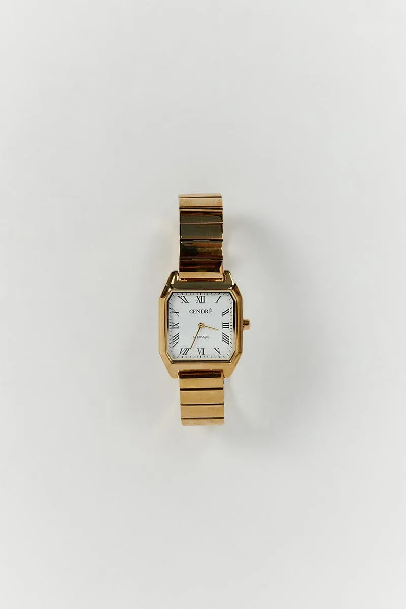 CENDRE DILLON WHITE & GOLD WATCH