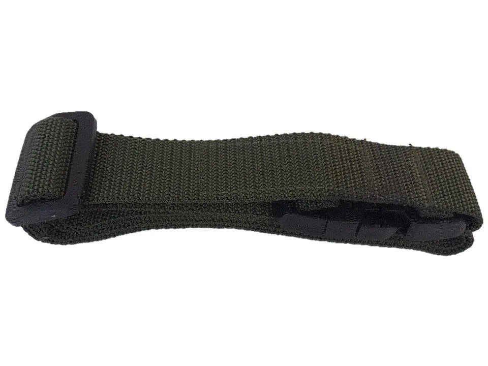 CLIP BUCKLE NYLON BELT - FITS UP TO 48