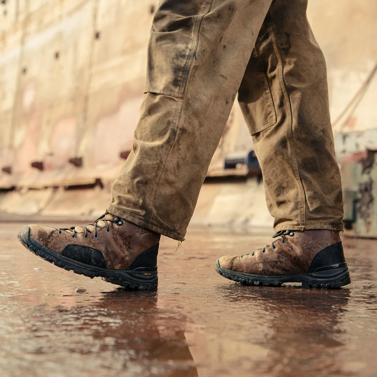 Danner Men's Stronghold 6 Waterproof Work Boot -Brown- 16722