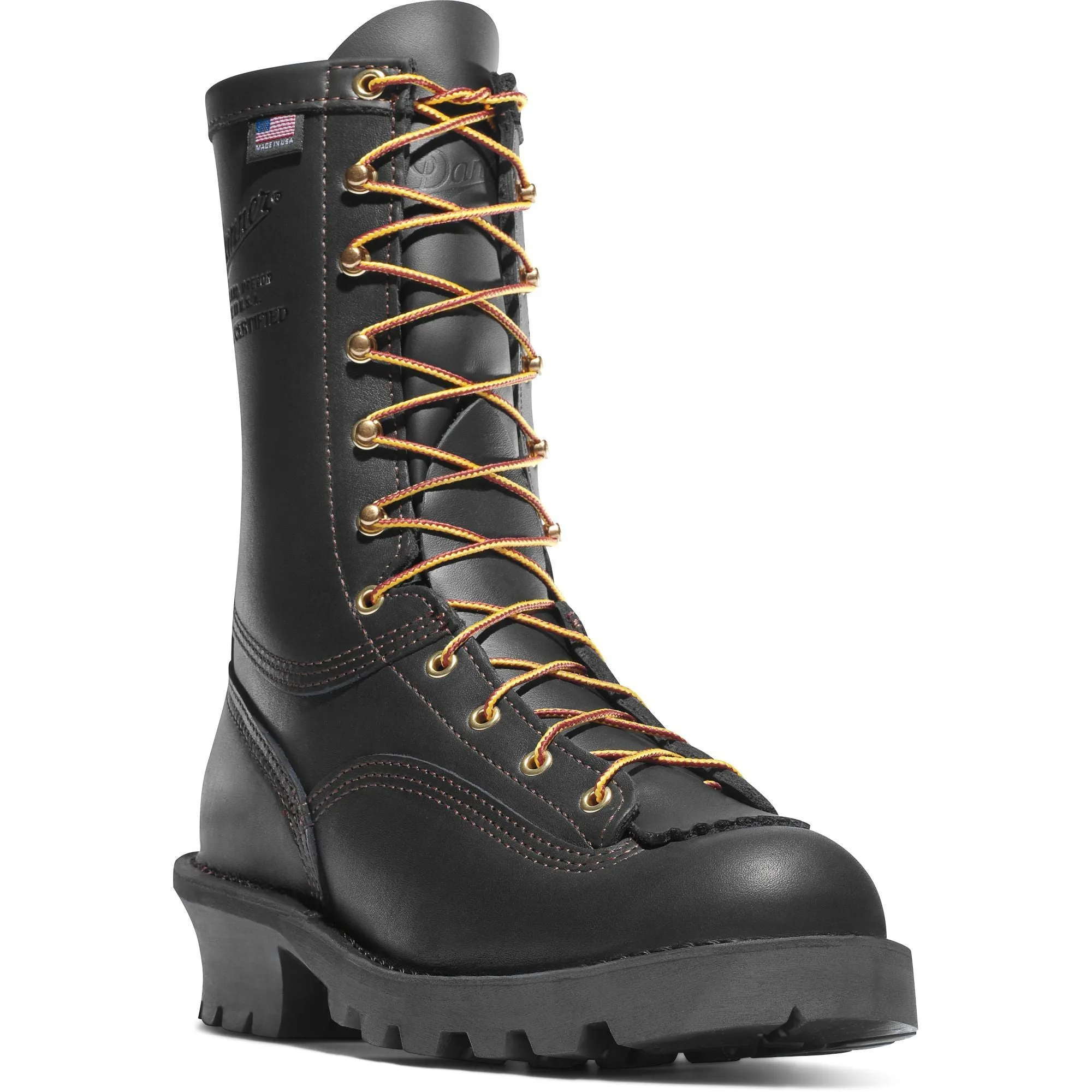 Danner Men's USA Made 8" Wildland Tactical Firefighter Boot Black 18050