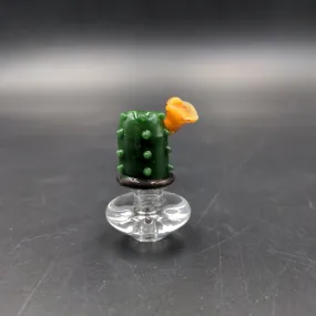 Empire Glassworks Puffco Peak Carb Cap - Cactus