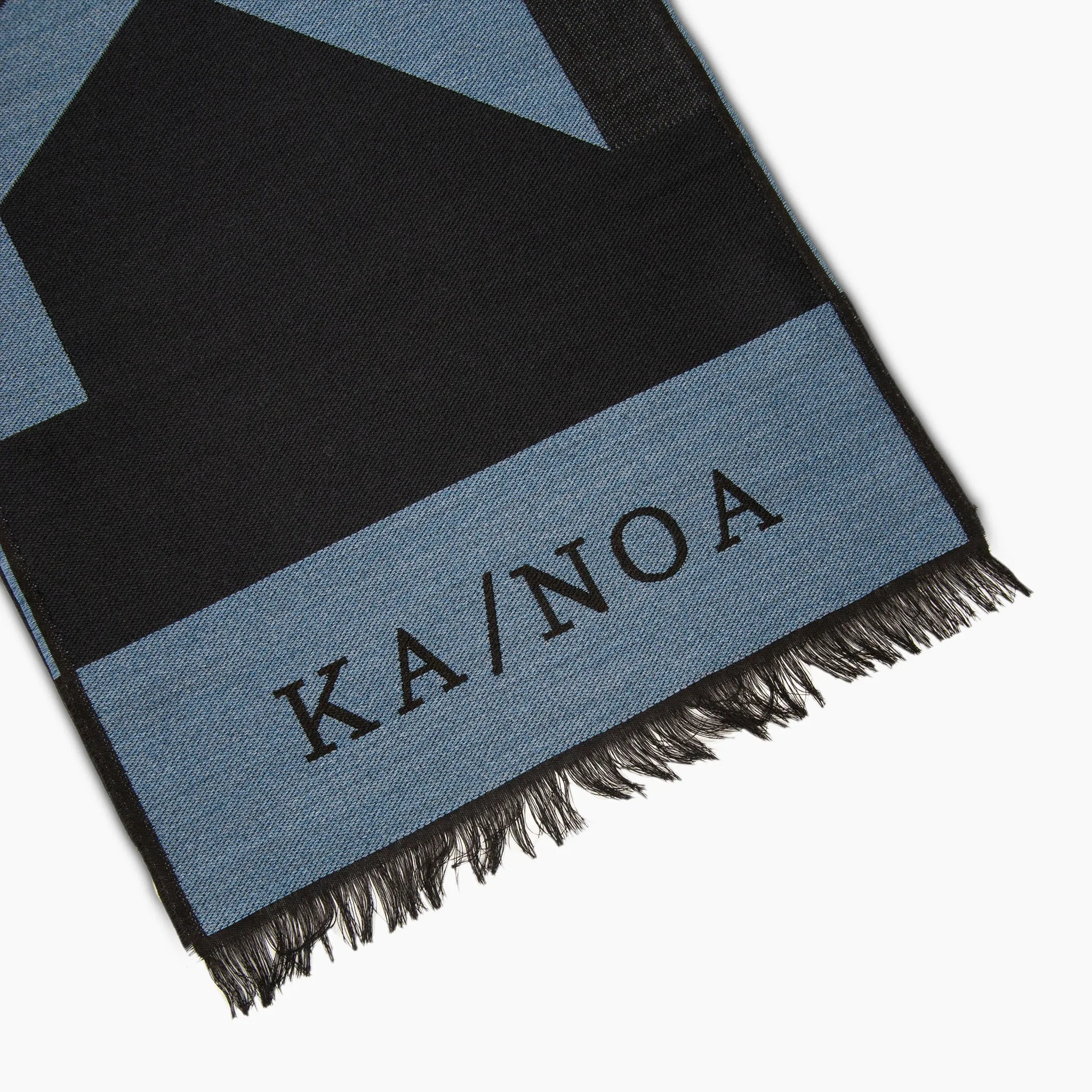 Enor placed K/N logo Scarf 100% Wool