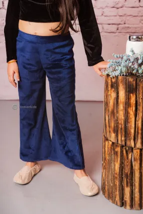 Essential Velvet Pant Navy