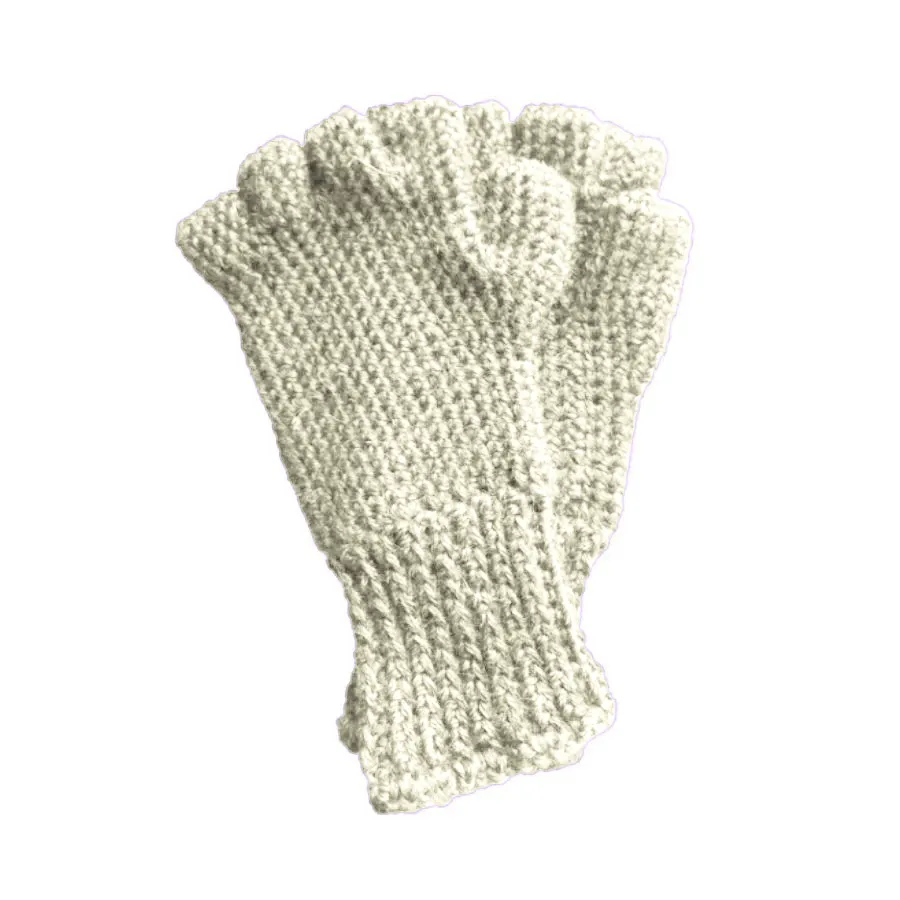 Fingerless Alpaca Gloves