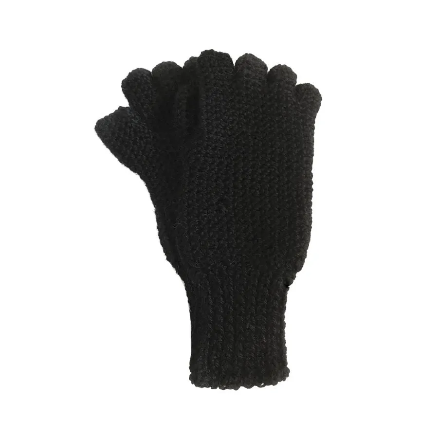 Fingerless Alpaca Gloves