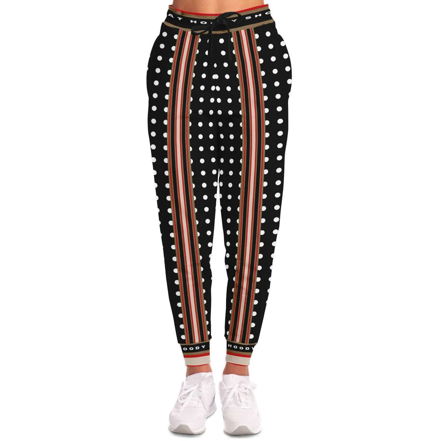 Gold Line Polka Unisex Eco-Poly Joggers