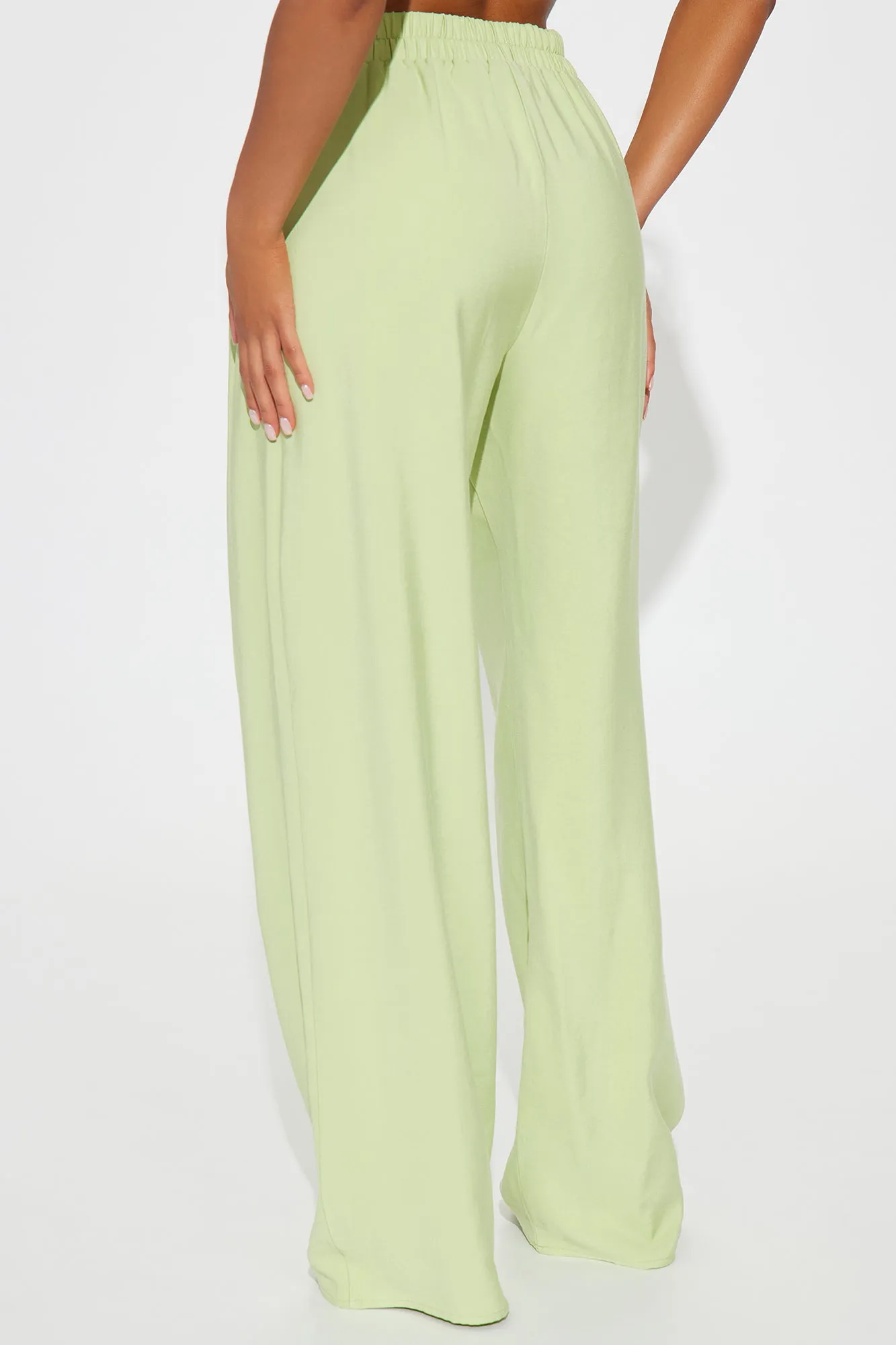 Got Carried Away Trouser - Lime