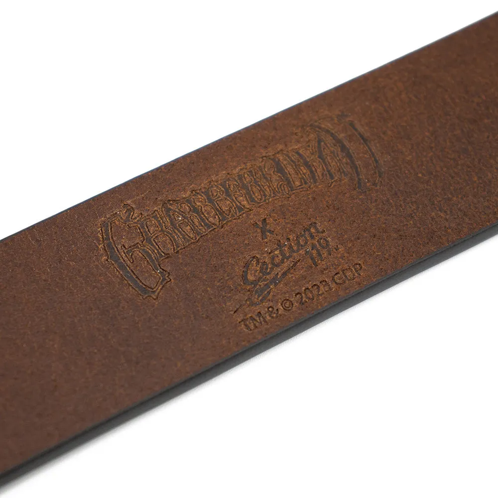 Grateful Dead | Premium Leather Belt | Embossed Steal Your Face