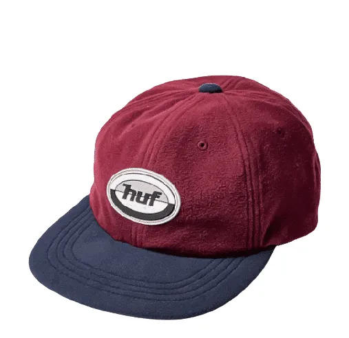 HUF CAP AVALANCHE POLAR FLEECE HAT MERLOT