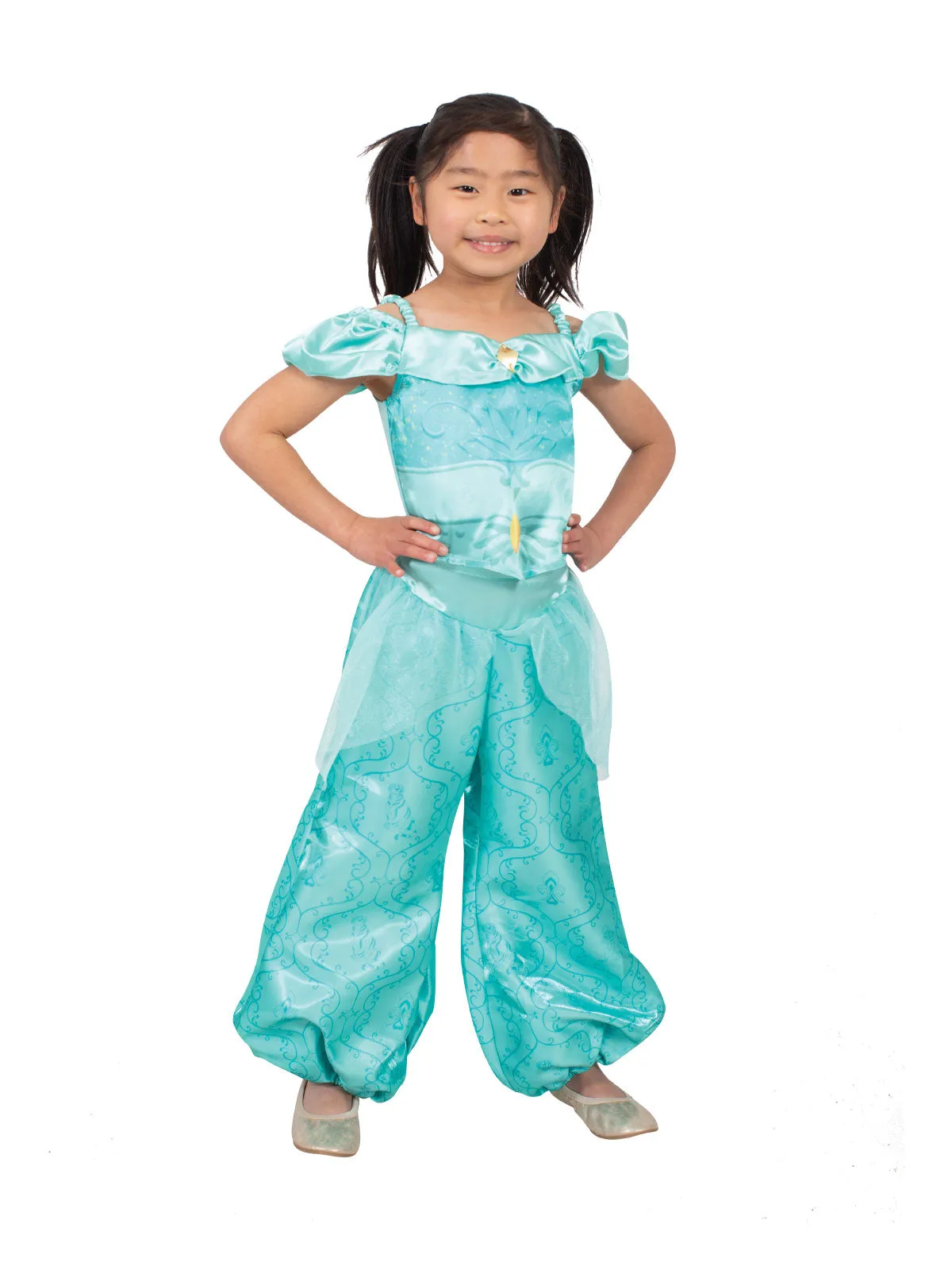 Jasmine Deluxe Filagree Costume for Kids - Disney Aladdin