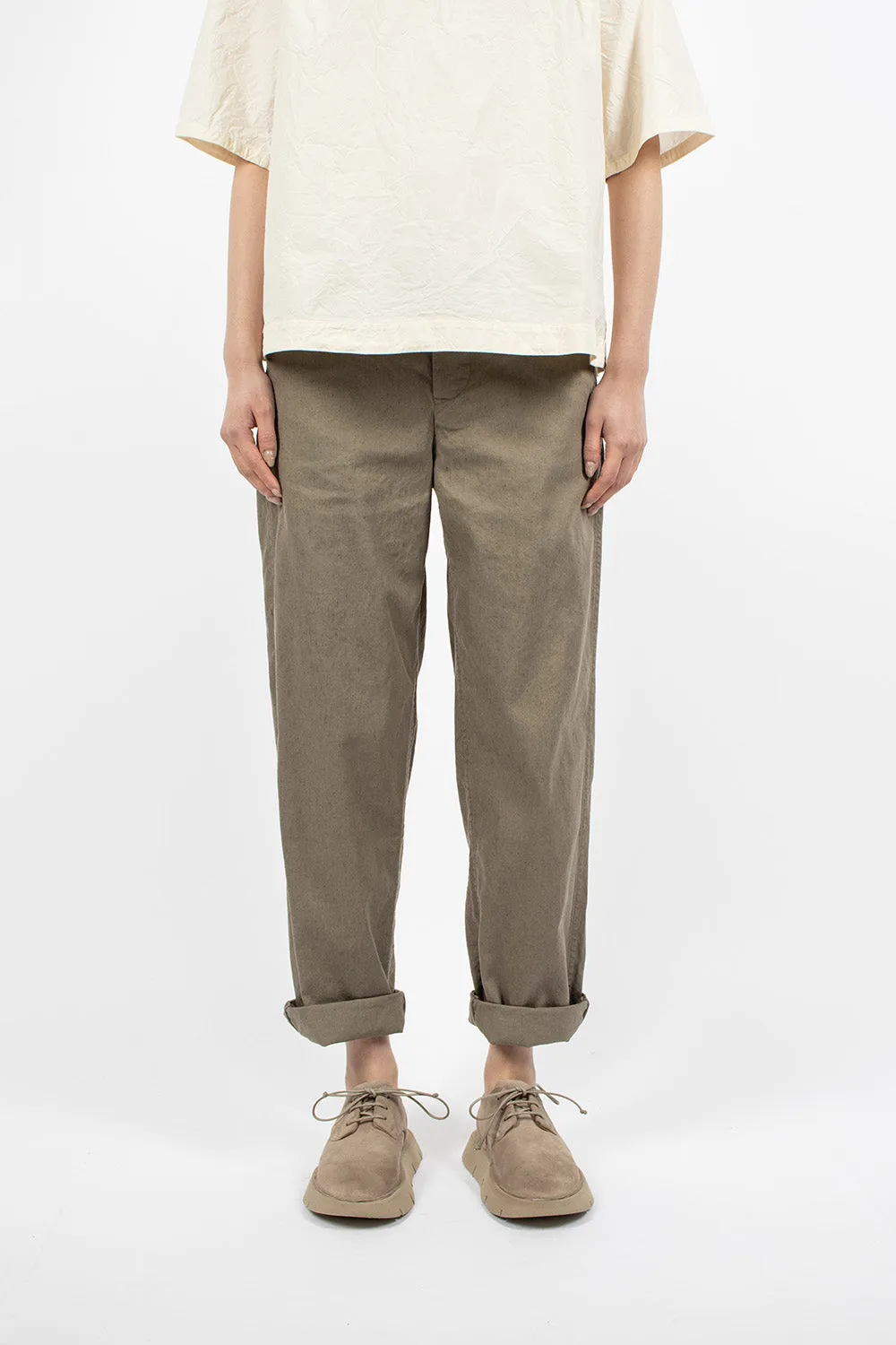 Jude Pant Khaki Linen