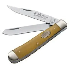 JUSTIN TRAPPER YELLOW BONE KNIFE