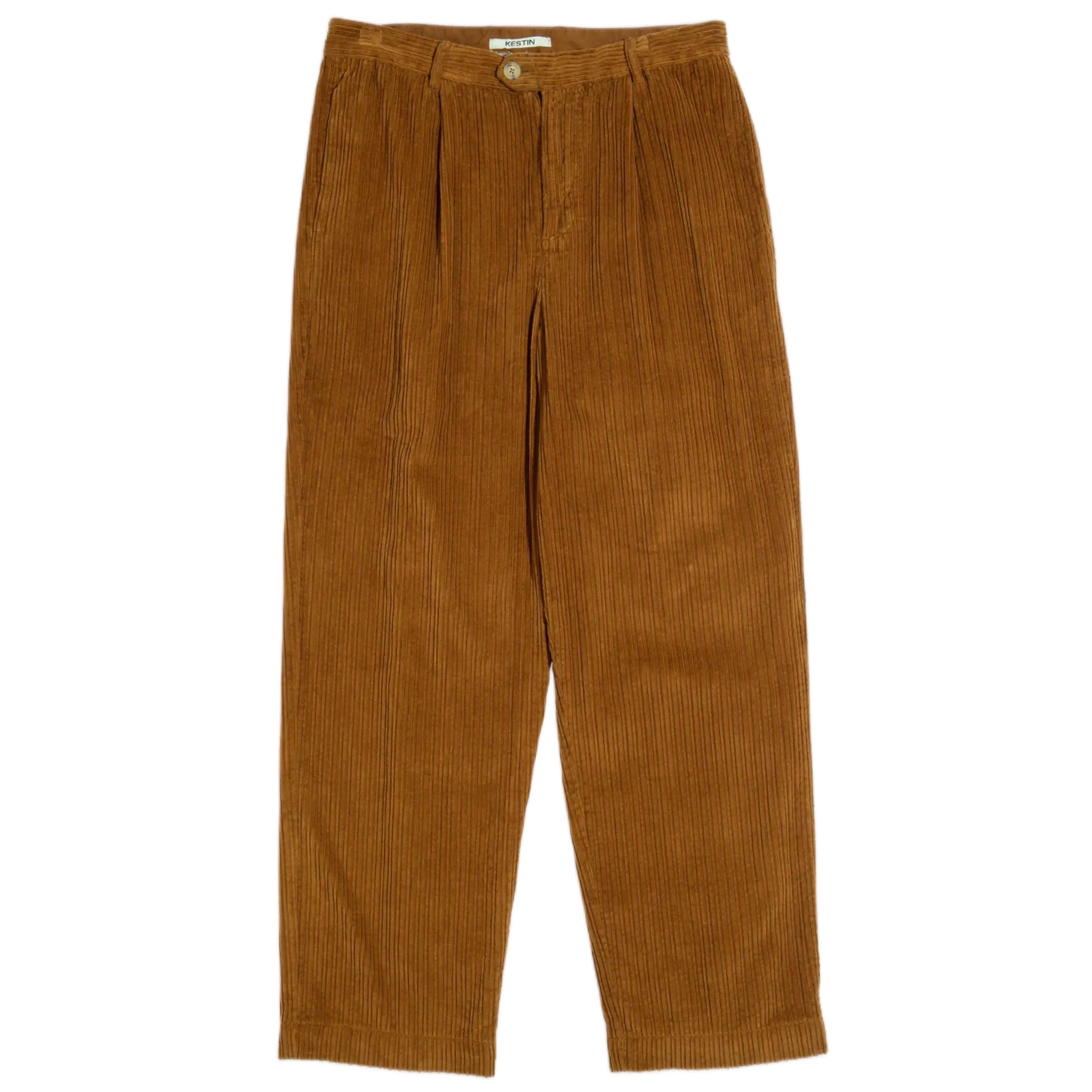 KESTIN Wick Trouser in Tobacco Irregular Corduroy