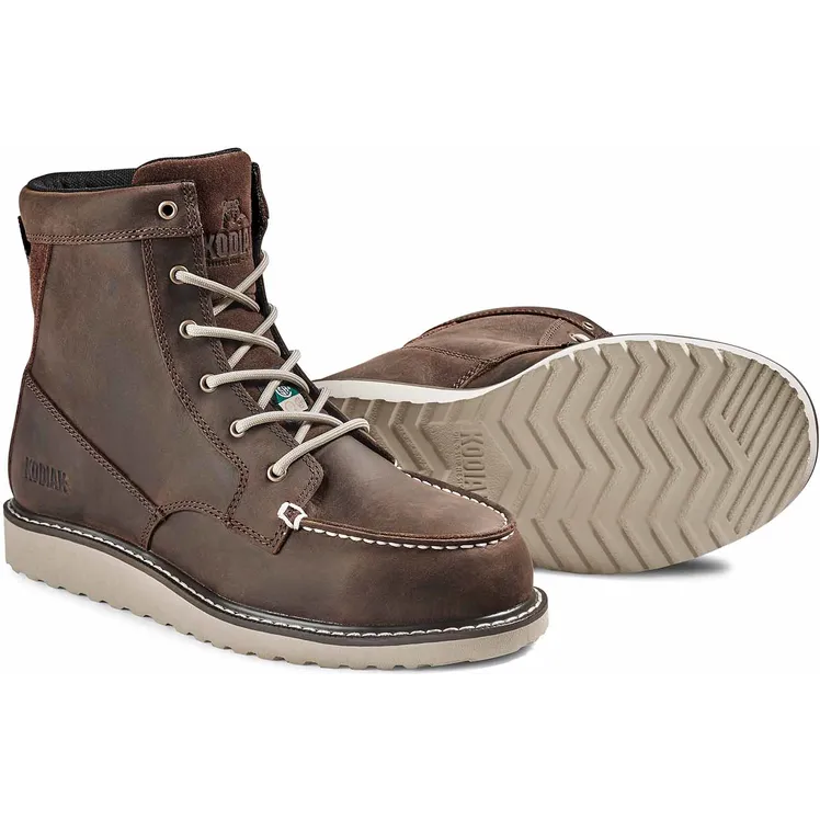 Kodiak Women's Whitton 6 ST Puncture Resist Safety Work Boot -Brown- 4TEYDB