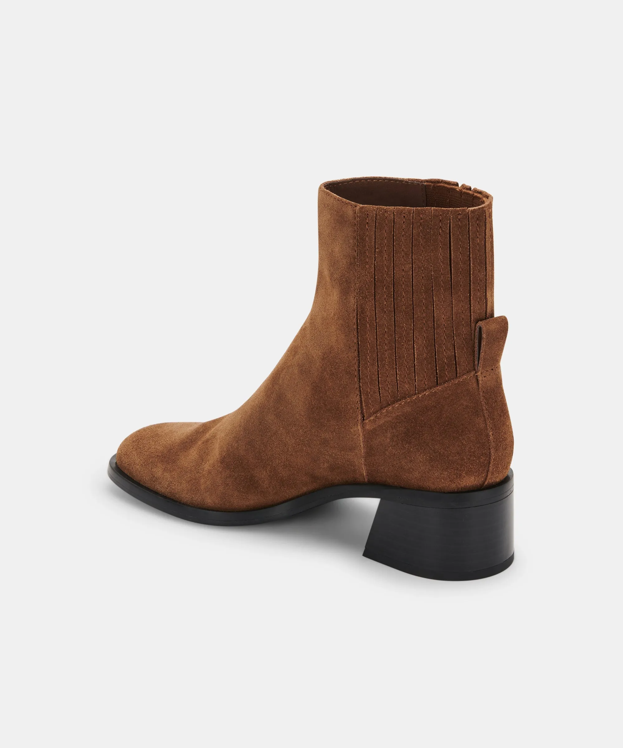 LAYTON BOOTIES DK BROWN SUEDE re:vita