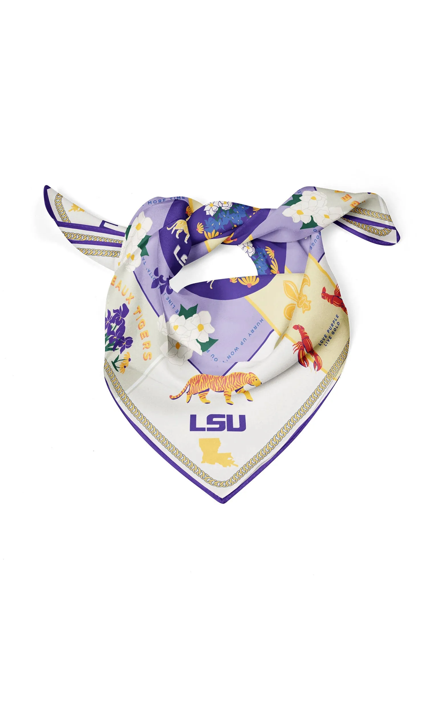 lsu scarf