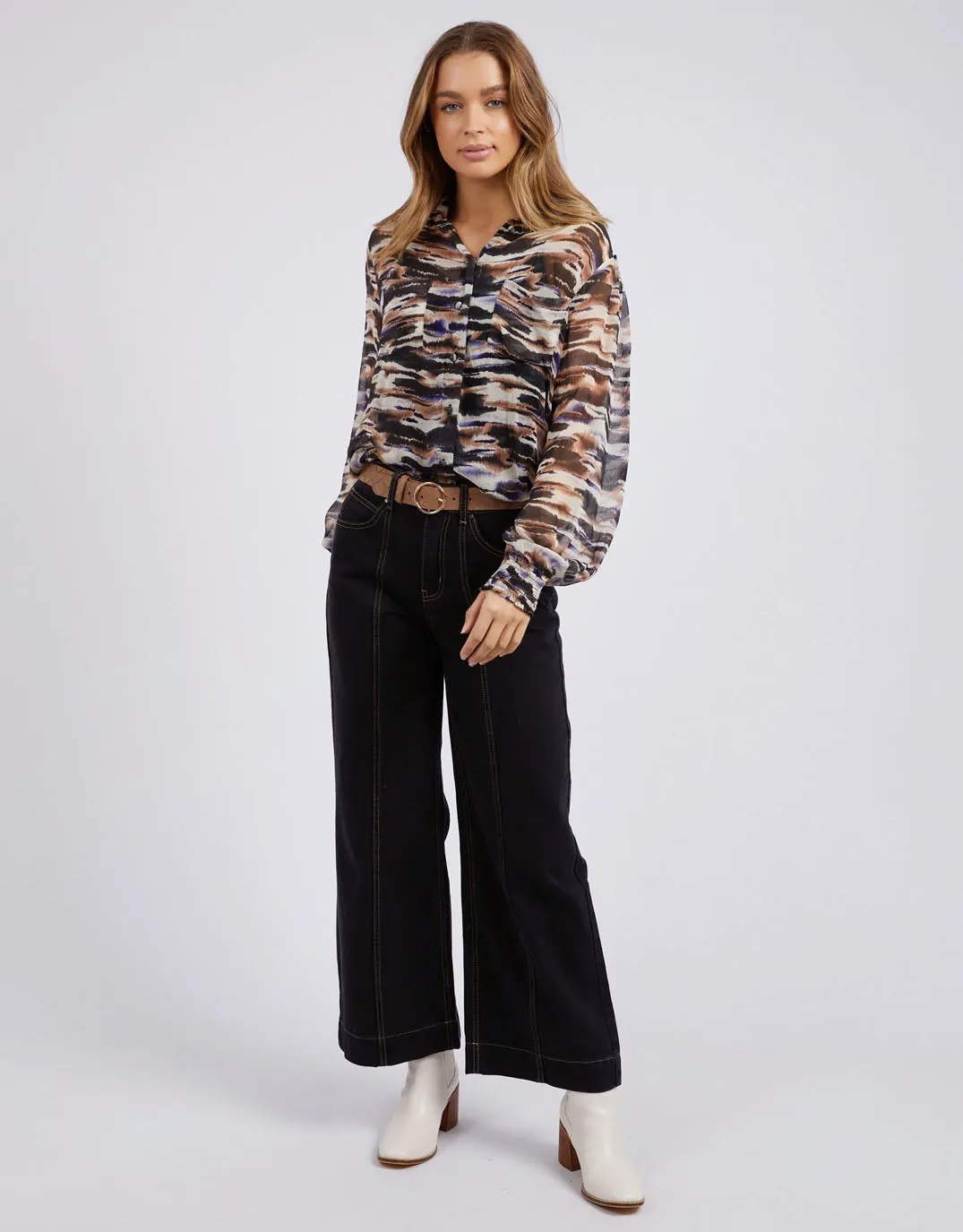 Mala Abstract Blouse - Mala Abstract