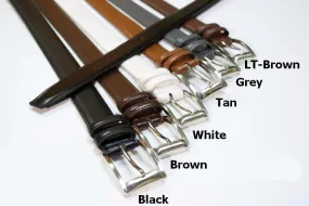 Men's Leather Dress Belt