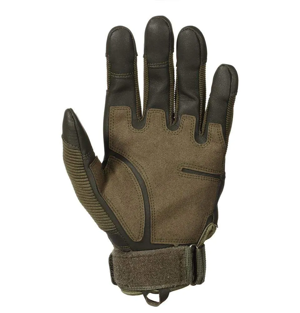 Military Tactical Gloves PU Leather Full Finger Glove Airsoft Paintball Bicycle Hunting Hiking Cycling Men Mittens Fingerless