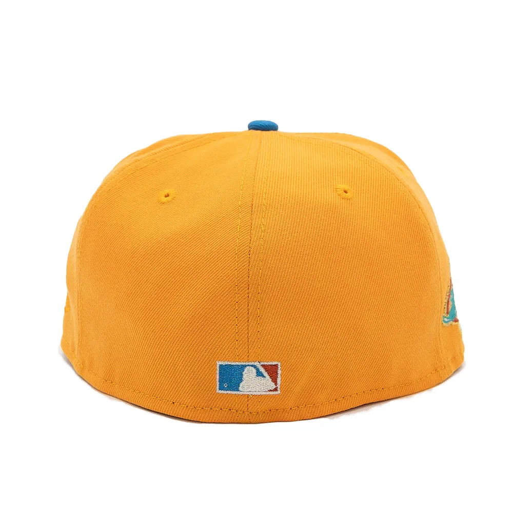 NEW ERA X FRESH RAGS 59FIFTY TAMPA BAY DEVIL RAYS 25 SEASONS SIDE PATCH