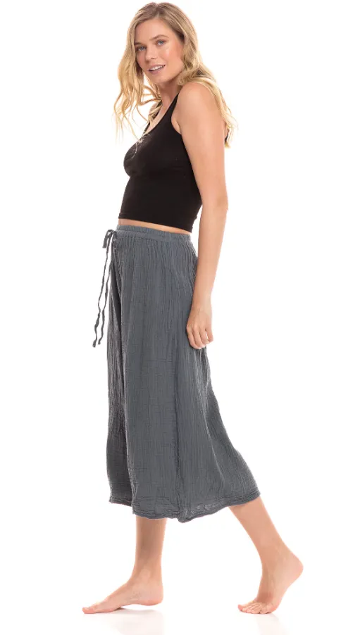 Nusantara pants 04727, wide leg crop (2 colors)