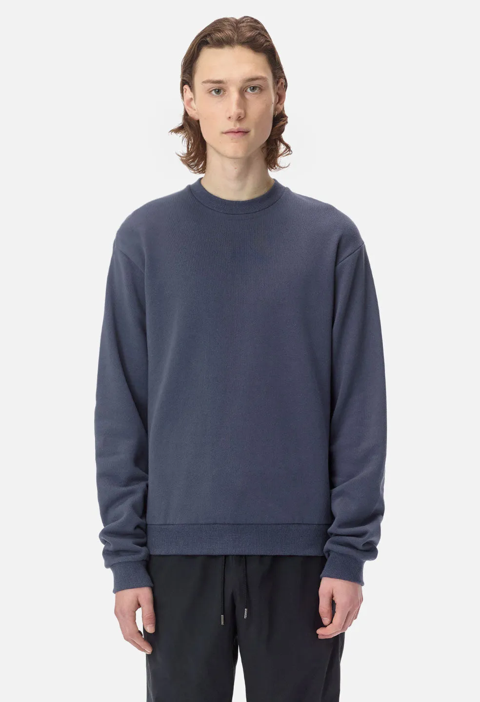 Oversized Crewneck Pullover / Lapis