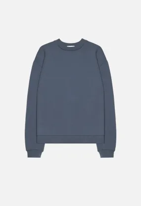 Oversized Crewneck Pullover / Lapis