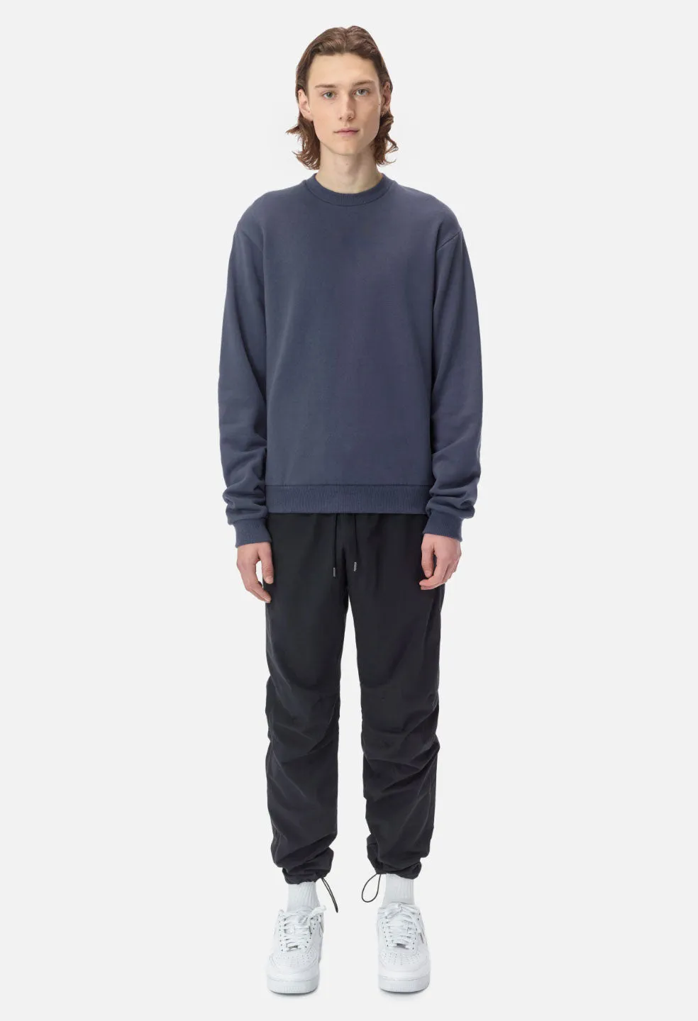 Oversized Crewneck Pullover / Lapis