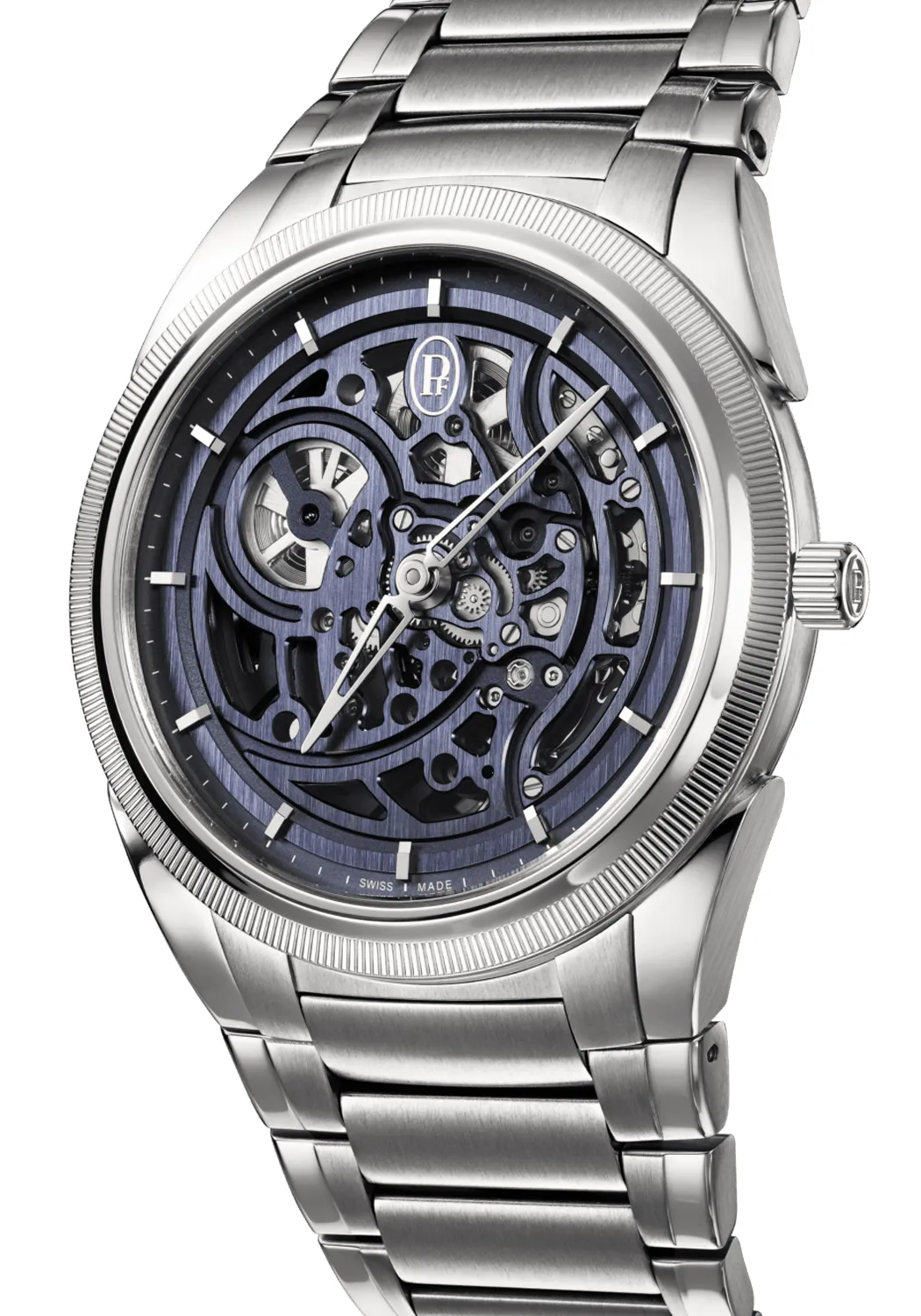 Parmigiani Fleurier Tonda PF Skeleton Platinum Milano Blue