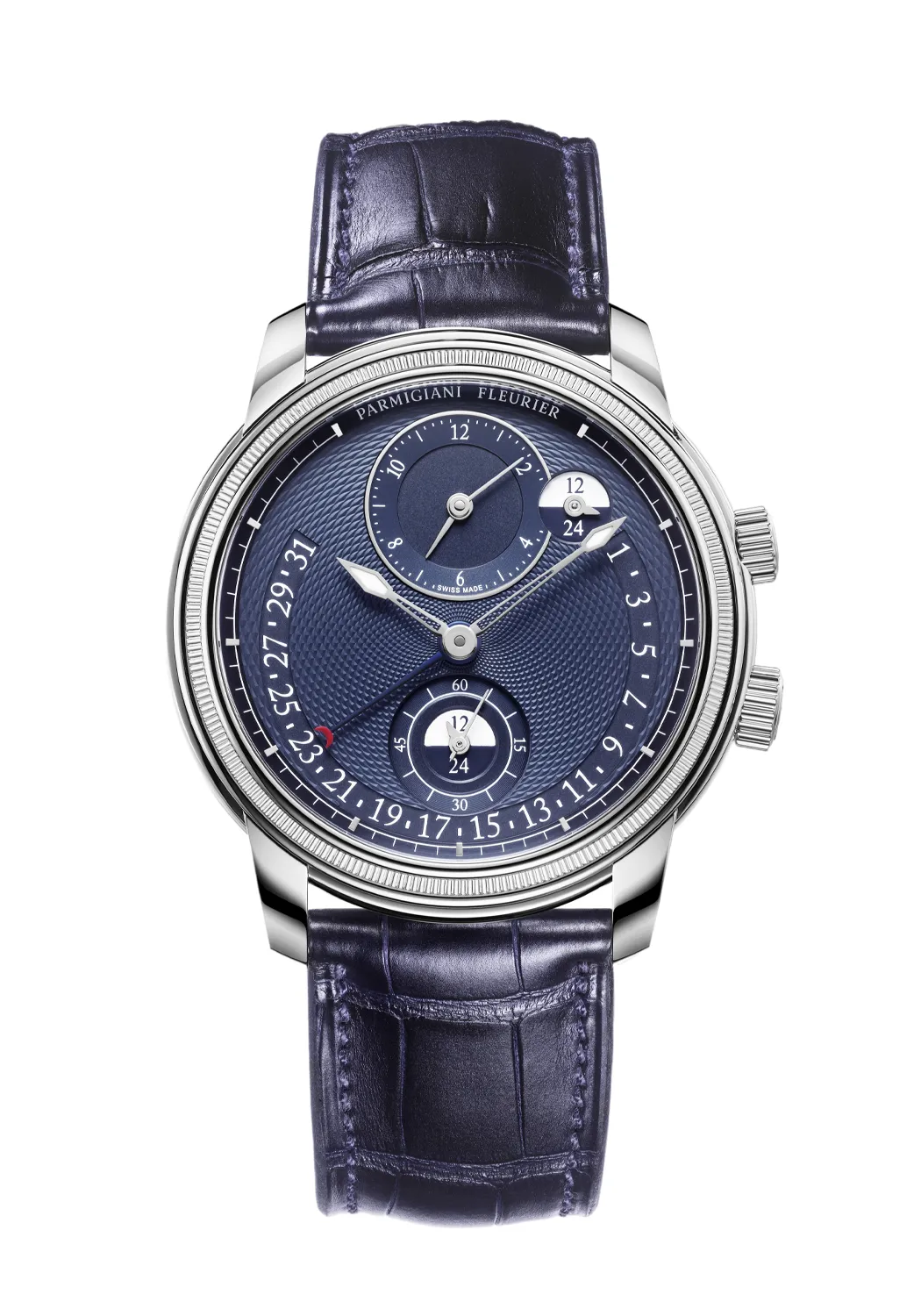 Parmigiani Fleurier Toric Hemispheres Retrograde Steel Blue