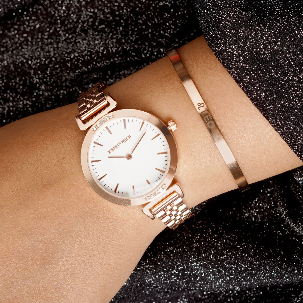 Petite Leo Watch Bracelet Stack