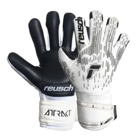 Reusch Attrakt Freegel Silver Finger Support Goalkeeper Gloves