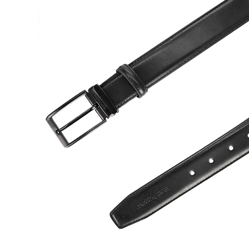 River Pin Clip Men's Belt - Black