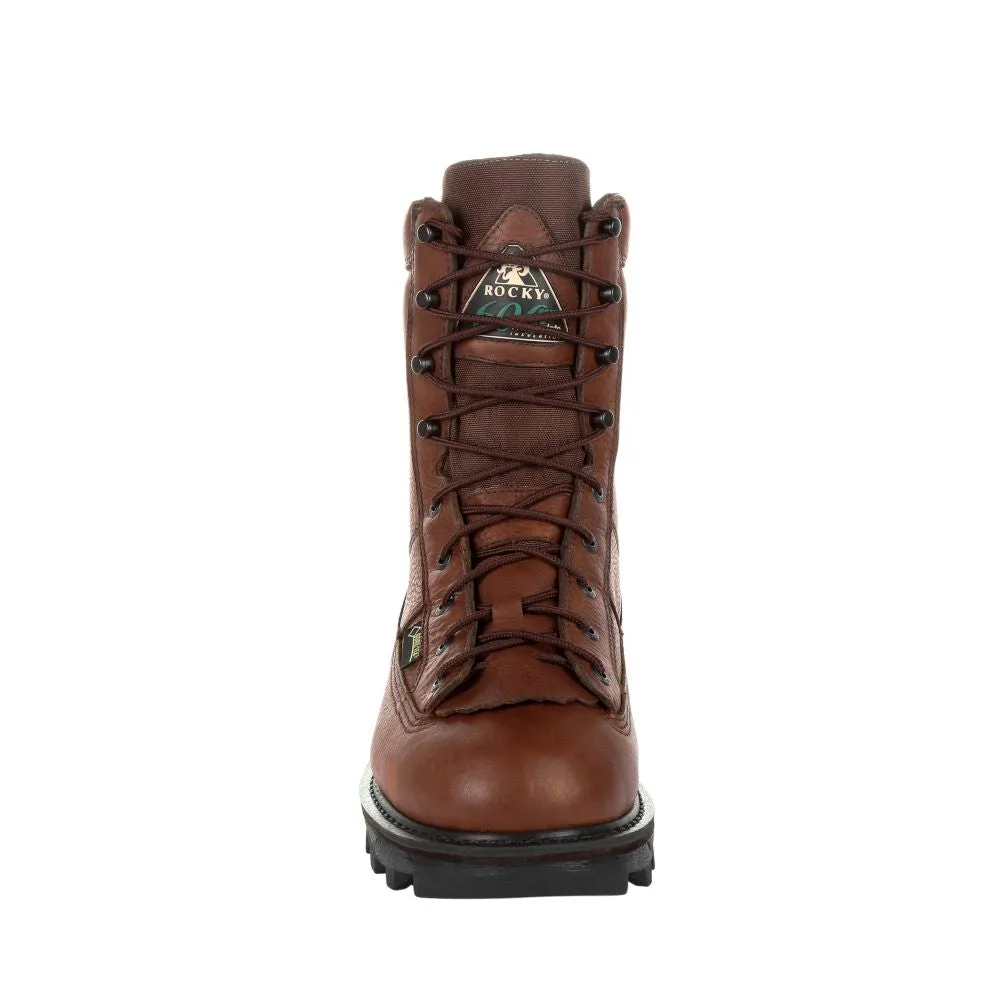 'Rocky' Men's 9" BearClaw 3D 600GR Insulated WP Soft Toe - Brown