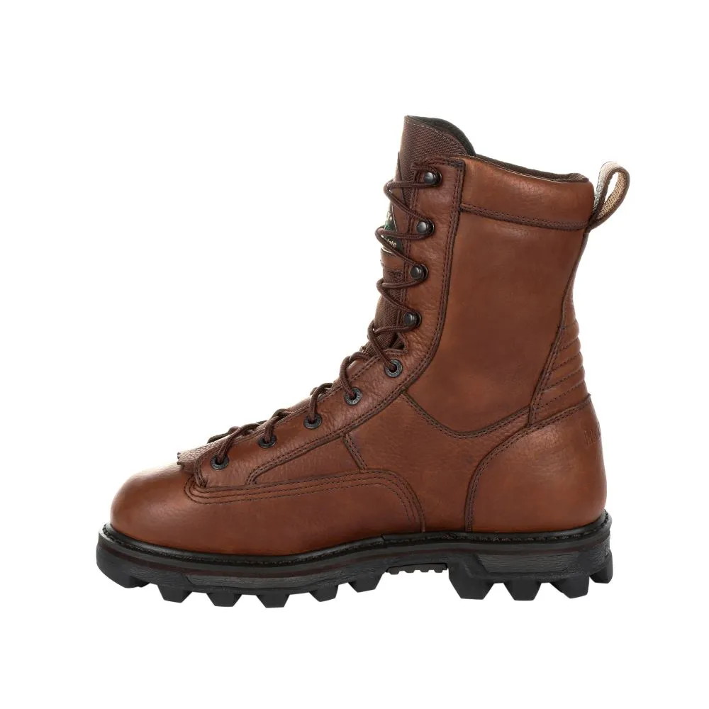 'Rocky' Men's 9" BearClaw 3D 600GR Insulated WP Soft Toe - Brown