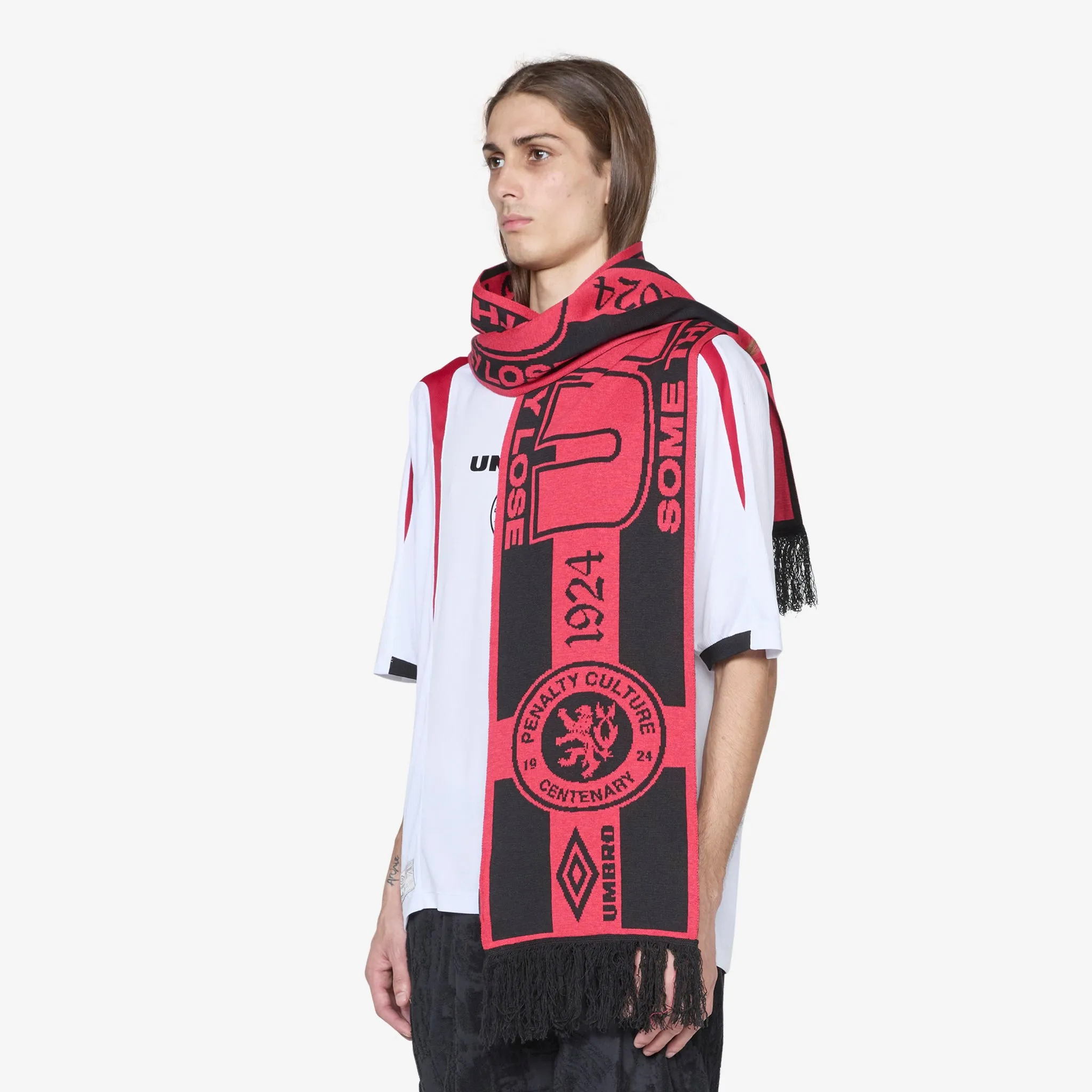 Scarf England Black Red