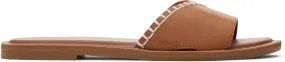 Shea Slide Sandal - Tan Leather